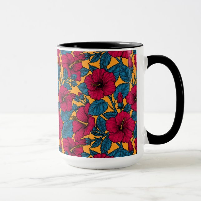 Taza Flores hibiscus (Derecha)