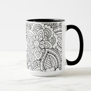 Taza Flores inspiradas