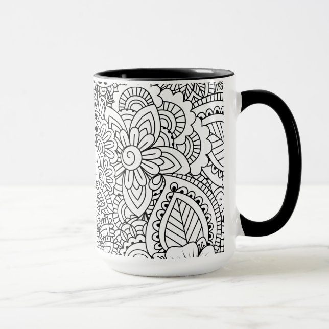 Taza Flores inspiradas (Derecha)