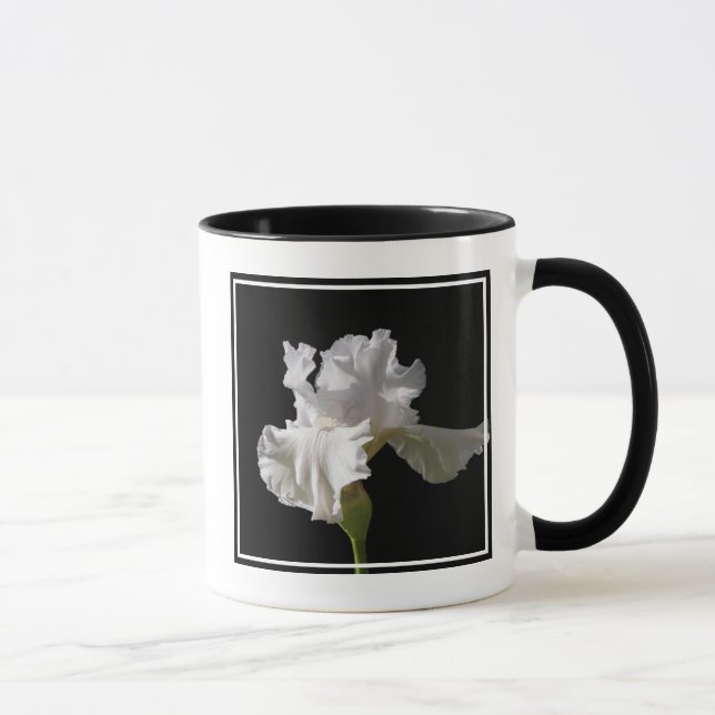 Taza Flores | Iris blanco (Derecha)
