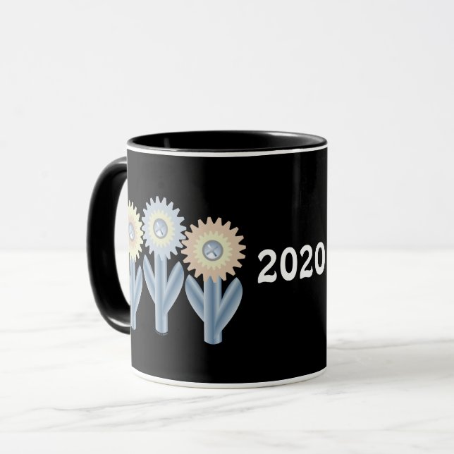 Taza Flores mecánicas (Anverso izquierdo)