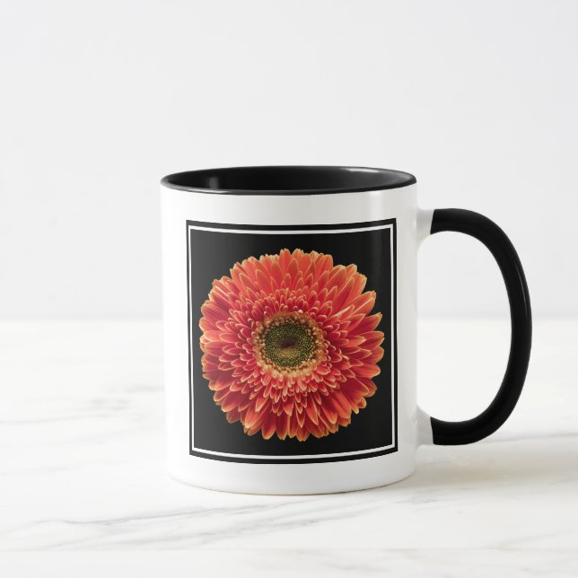 Taza Flores | Naranja Gerbera Daisy (Derecha)