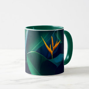 Taza Flores   Pájaro del paraíso