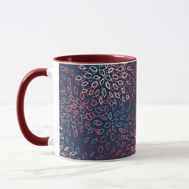Taza flores patrióticas (Izquierda)
