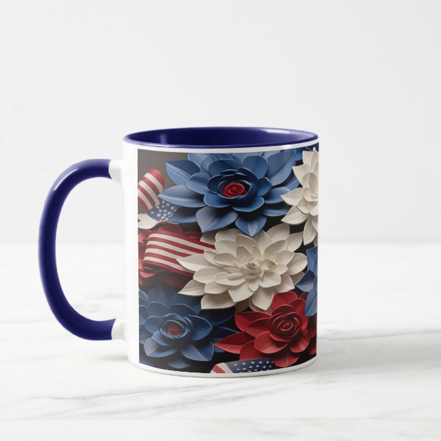Taza Flores patrióticas (Izquierda)