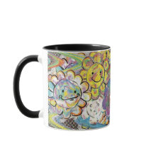 Flores psicodélicas extasiadas