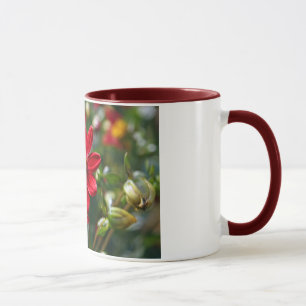 Taza Flores rojas