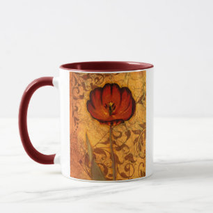 Taza Flores rojas I