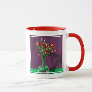 Taza Flores Róquet de la Carantera Roja