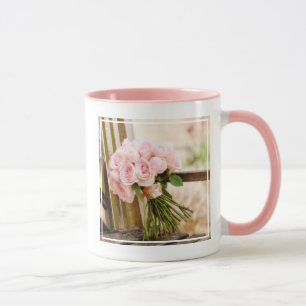 Taza Flores Rosa Rosa Rosa Bouquet