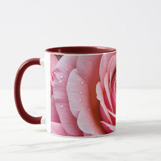 Taza flores rosadas