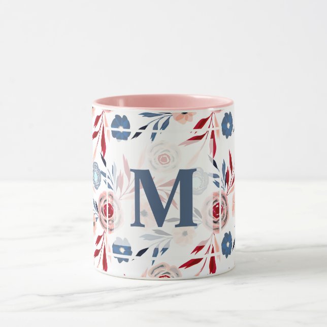 Taza Flores rosadas (Centro)