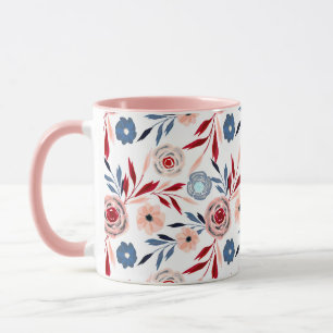 Taza Flores rosadas