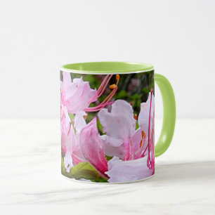 Taza Flores rosadas de Azalea