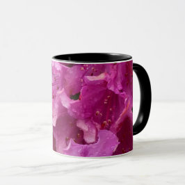 Taza Flores rosadas de rododendros