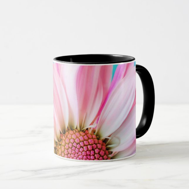 Taza Flores rosas delgadas (Anverso derecho)