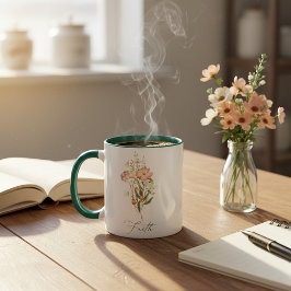 Taza Flores silvestres fe  
