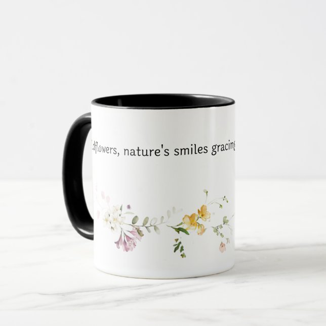 Taza Flores silvestres, sonrisas naturales (Anverso izquierdo)