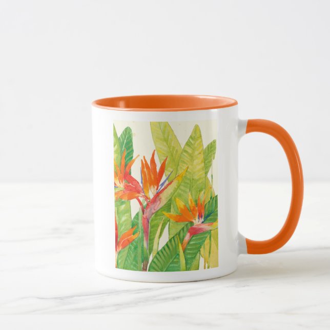 Taza Flores tropicales | Pájaro del paraíso (Derecha)