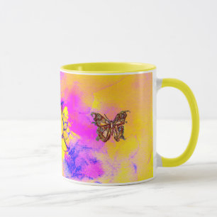 TAZA FLORES Y MARIPOSAS SIMILARES