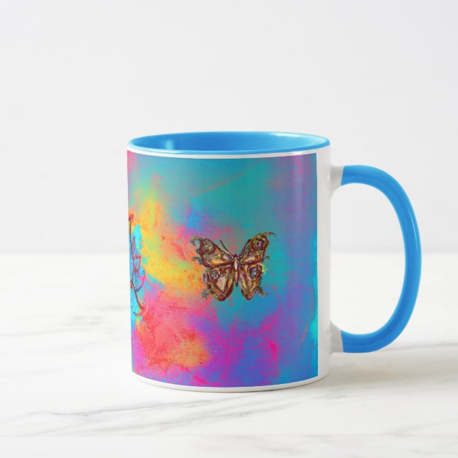 TAZA FLORES Y MARIPOSAS SIMILARES (Derecha)