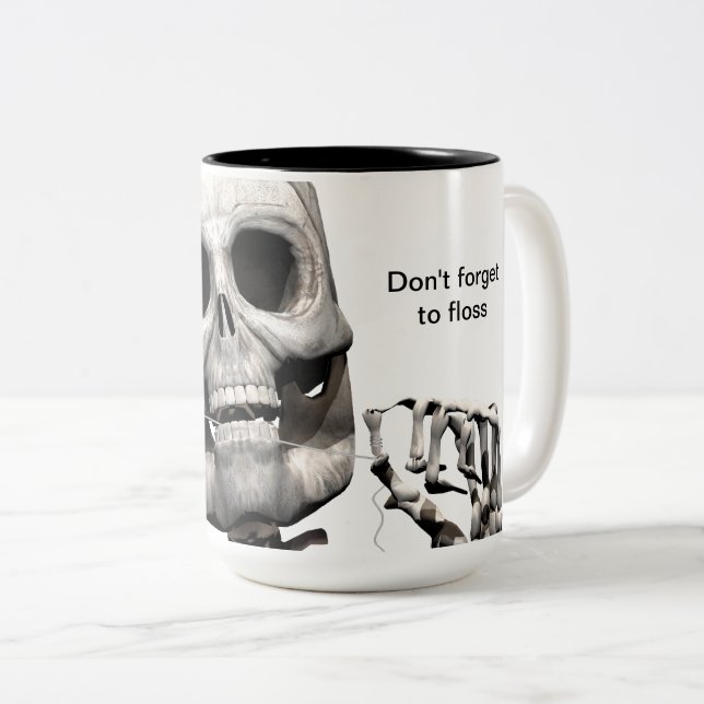 Taza flossing esquelética (Anverso derecho)