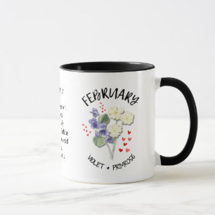 Taza Flower Flower Flower Flower Flower FEBRUARY