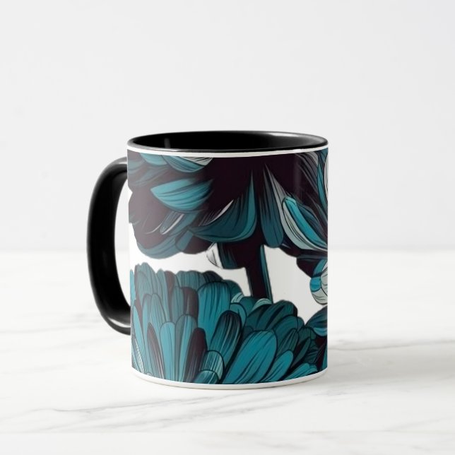Taza flowers coffee mug (Anverso izquierdo)