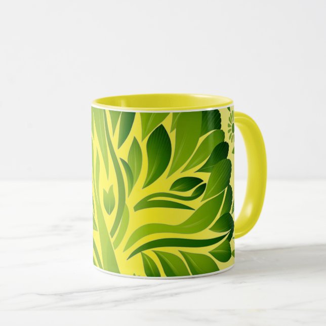 Taza flowers coffee mug (Anverso derecho)