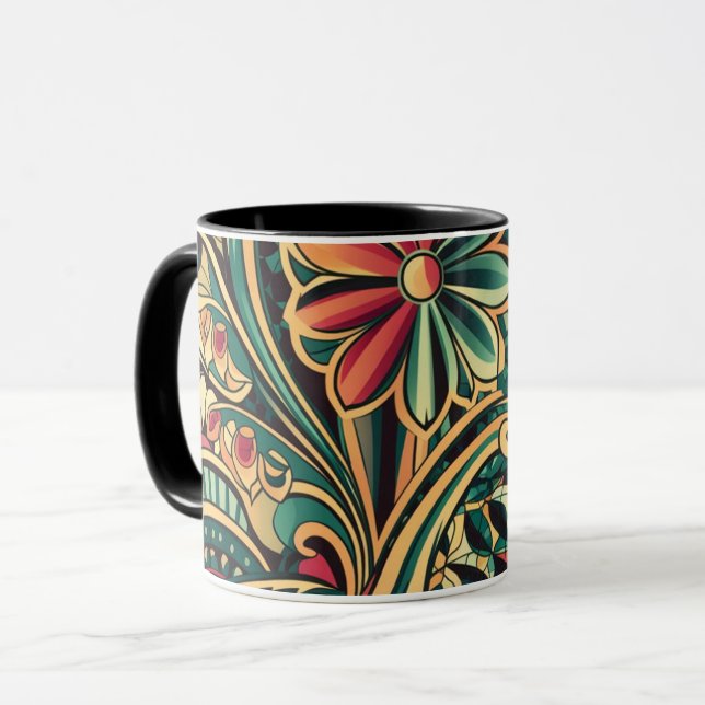 Taza flowers coffee mug (Anverso izquierdo)