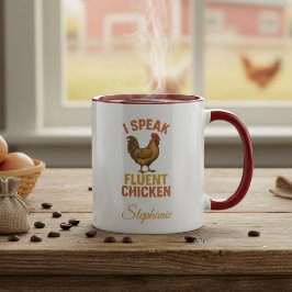 Taza Fluent Chicken Chatter Mug
