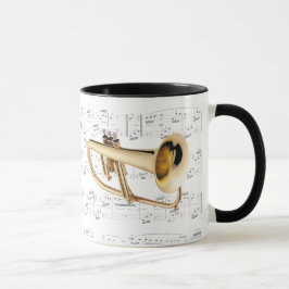 Taza - Flugelhorn con partitura