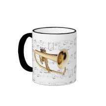Taza - Flugelhorn con partitura