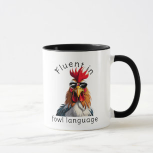 Taza Fluido En Lenguaje De Aves - Regalo Divertido