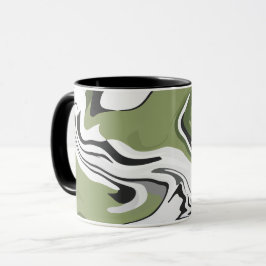 Taza Flujo abstracto de la naturaleza