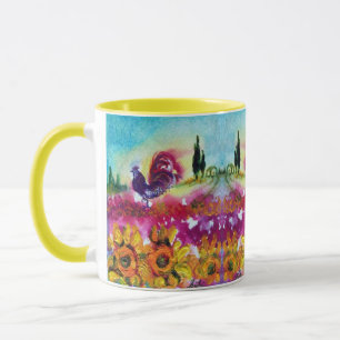 TAZA FLUJOS Y ROOSTER NEGRO
