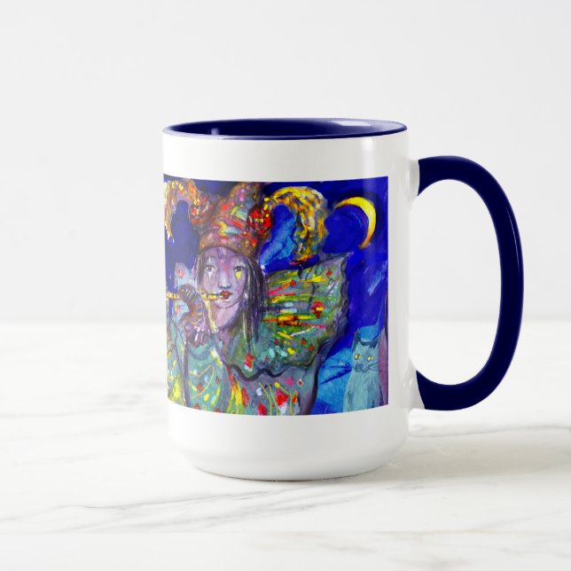 Taza FLUTISTA EN AZUL / Noche de Carnaval veneciana (Derecha)