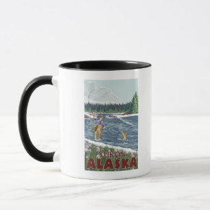 Taza Fly Fisherman - Yukón, Alaska