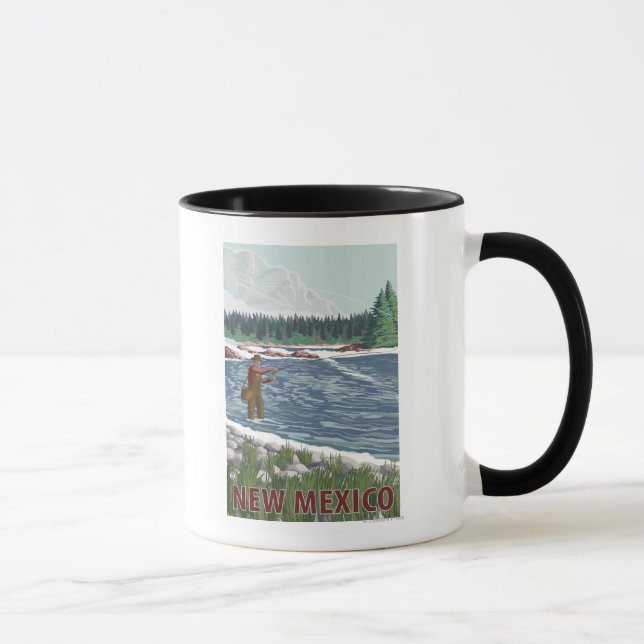 Taza Fly FishermanNuevo México (Derecha)