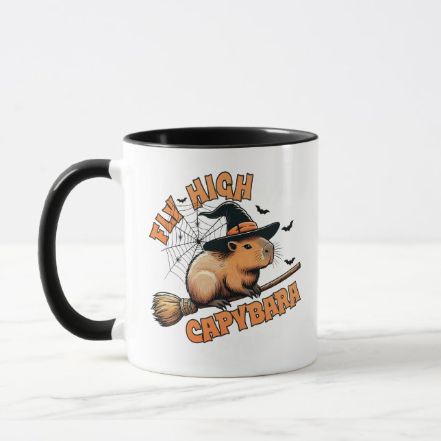 Taza Fly High Capybara Halloween (Izquierda)