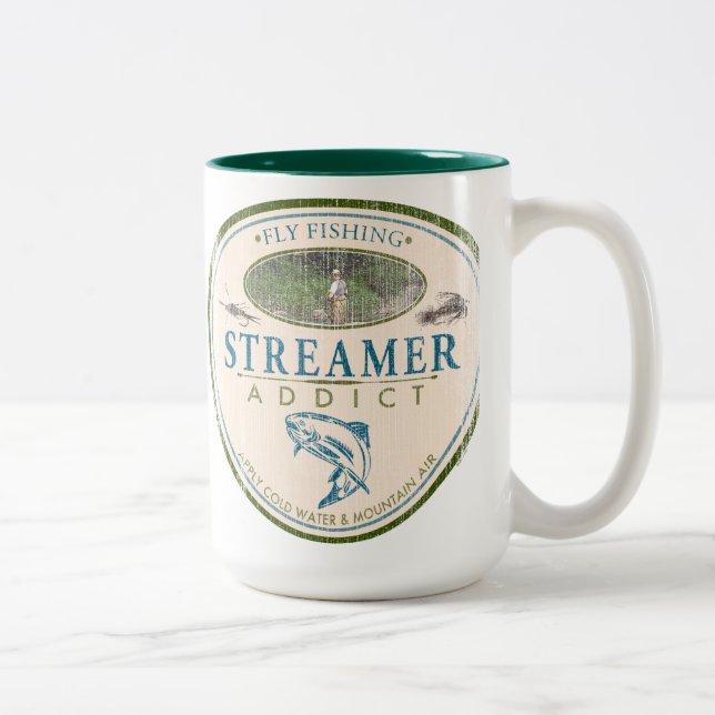 Taza Flyfishing del adicto a la flámula (Derecha)
