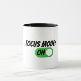 Taza "Focus Mode ON" Coffee Mug divertido
