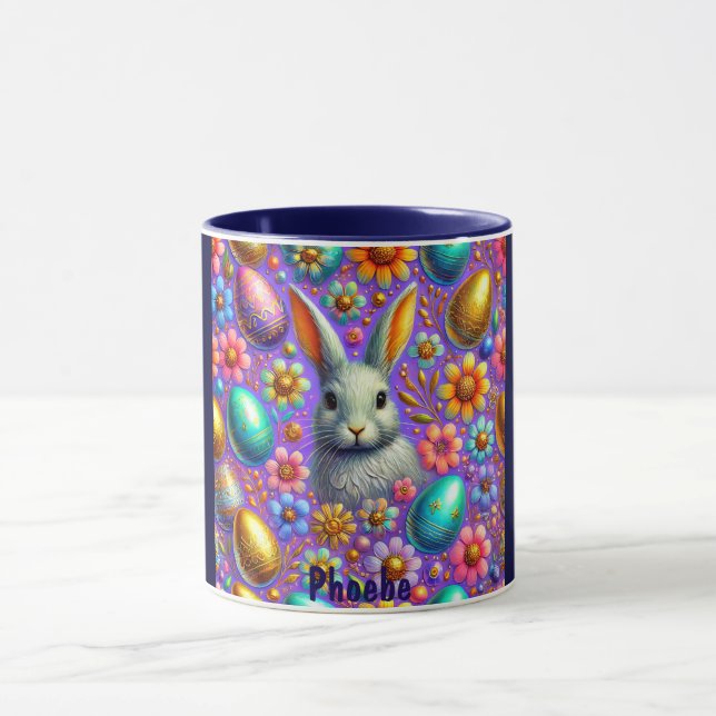 Taza FOEBE ~ Flowers BUNNY BUNNY Eggers ~ Mug (Centro)