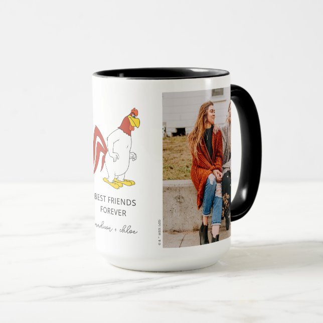 Taza Foghorn Leghorn | Mejor foto de amigos (Anverso derecho)
