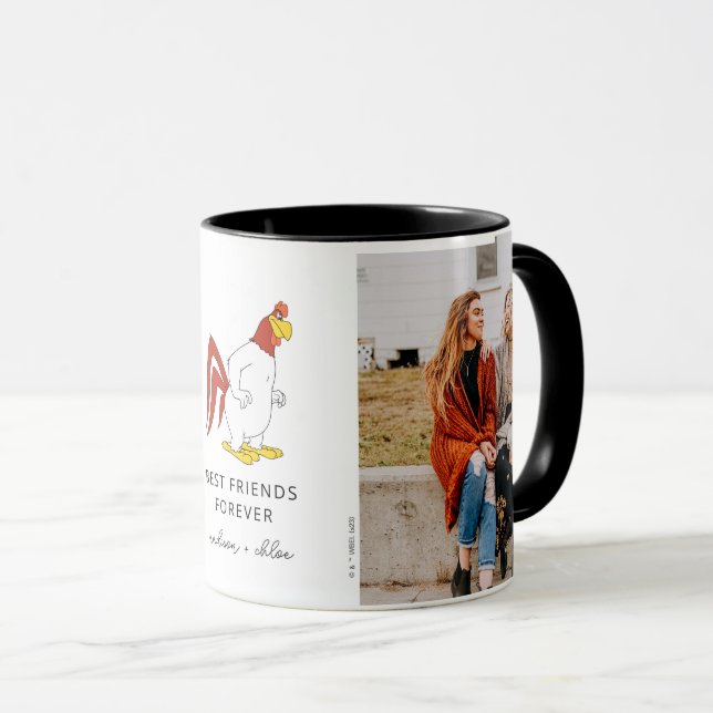 Taza Foghorn Leghorn | Mejor foto de amigos (Anverso derecho)