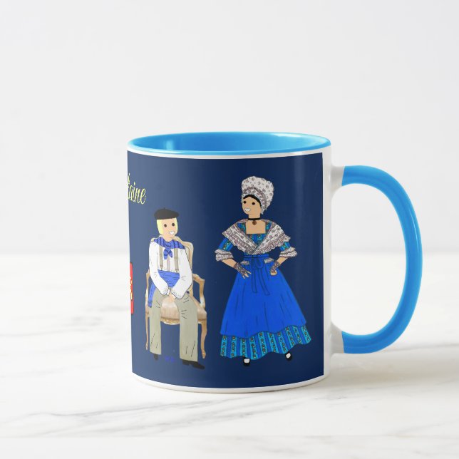 Taza Folklore d'Aquitaine, France (Derecha)