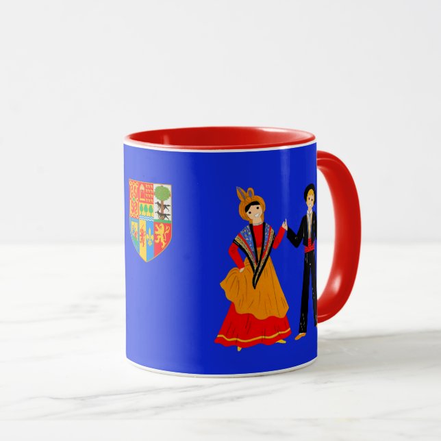 Taza Folklore du Pays Basque, France (Anverso derecho)