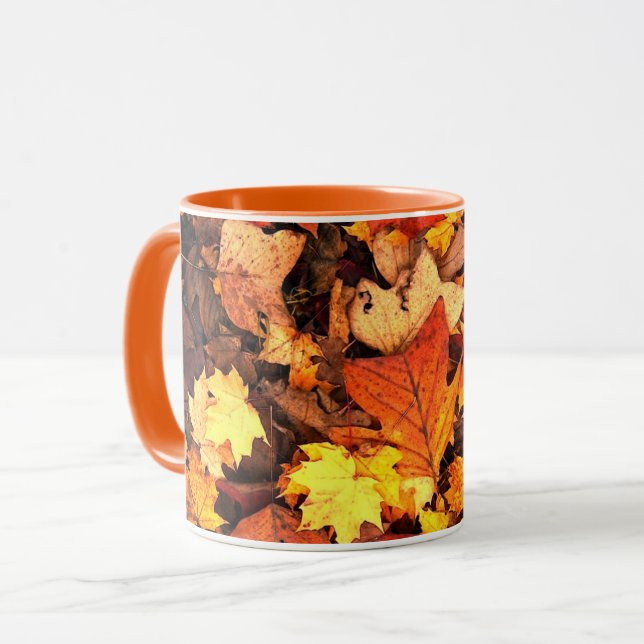 Taza Follaje otoñal, los colores del otoño, (Anverso izquierdo)