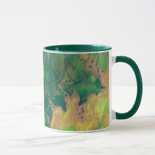 Taza Follaje verde (Derecha)