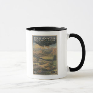 Taza Folleto del parque nacional de Rocky Mt. # 1